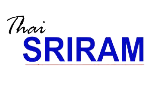 Thai Sriram ferry company logo with blue text and handwritten Thai script
